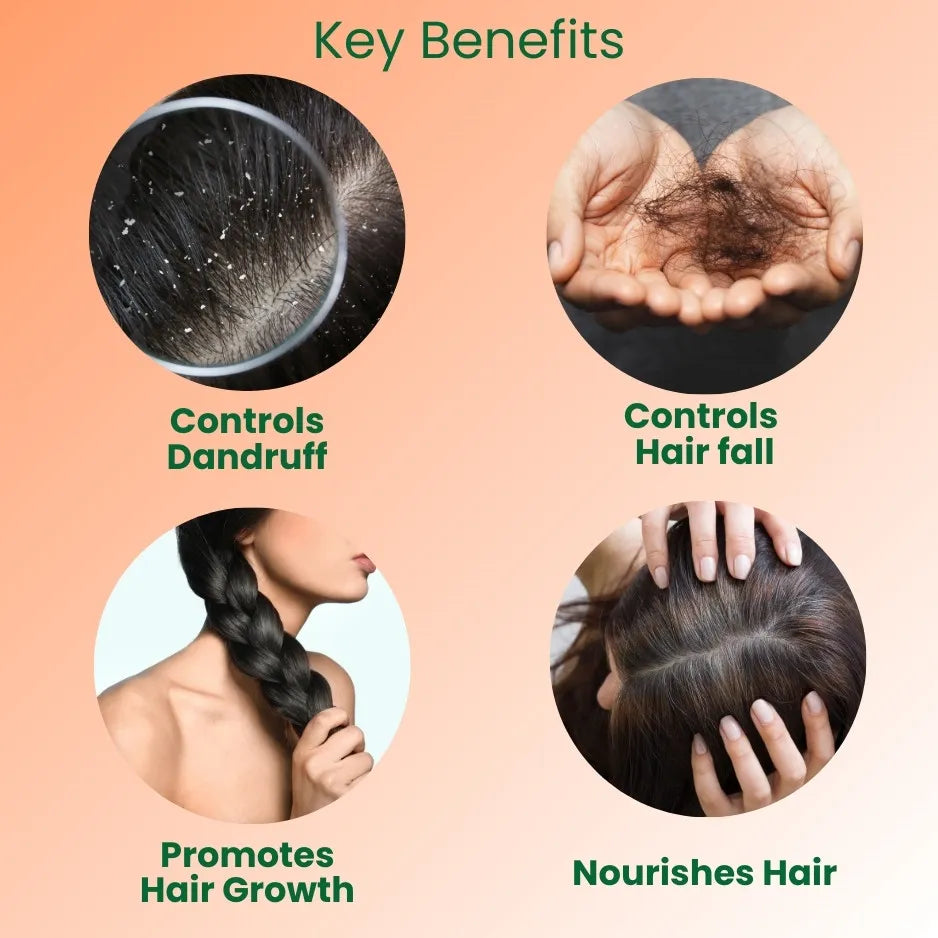 Anti Hair Fall | Anti Dandruff - Combo | Controls hair fall & dandruff