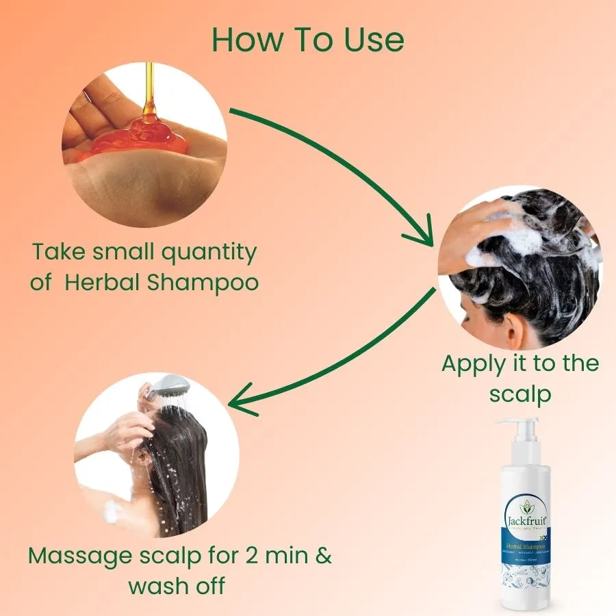 Herbal Shampoo | Awala, reetha, shikakai base | Controls Dandruff | Soft on your hair roots