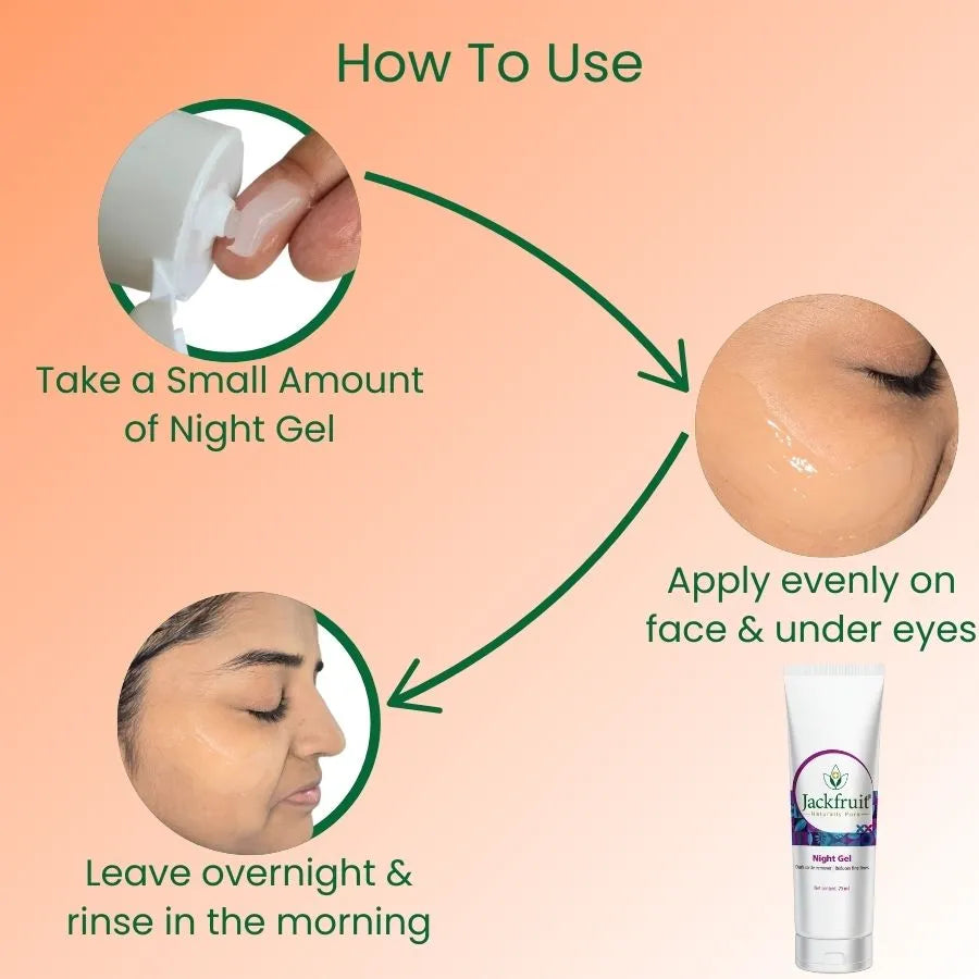 Night gel | Dark circle remover | For Soft, Smooth Skin