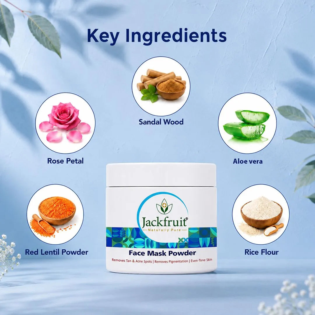 Face Mask Powder- Get Natural Glow | Removes tanning | Removes Pigmentation