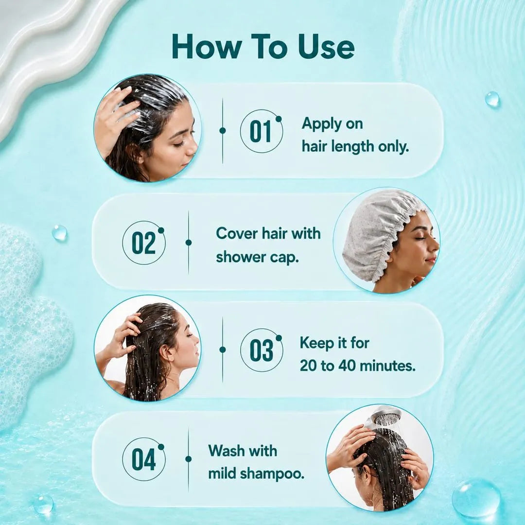Hair Mask | For Hair Fall & Dandruff Control | Soft Smooth & Healthy Hair | Condition your hair.